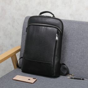 Genuine Leather Backpack For Men's Outdoor Leisure