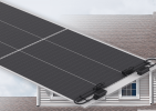 Light flexible solar power roof module 255W (applied to balcony / house top)