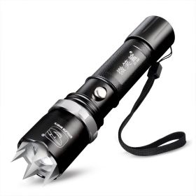 Self-Defense LED Flashlight (Color: black)